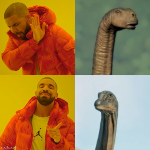 What Dreadnoughtus design you think is better JWE Dreadnoughtus or JWD Dreadnoughtus | image tagged in jurassic park,jurassic world,dinosaur,animals,dreadnoughtus,drake hotline bling | made w/ Imgflip meme maker