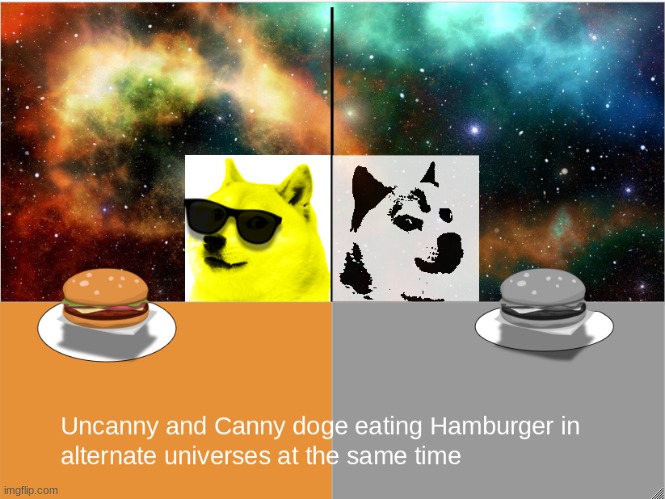 Doge level: infinite | image tagged in doge hamburger | made w/ Imgflip meme maker