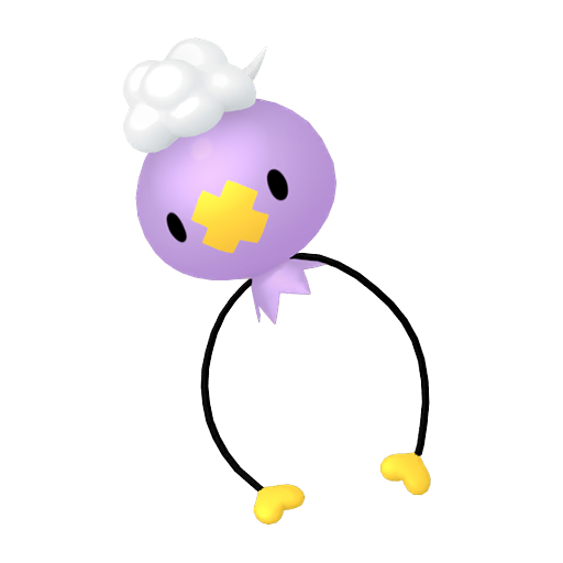 High Quality Pokémon Drifloon PNG Blank Meme Template