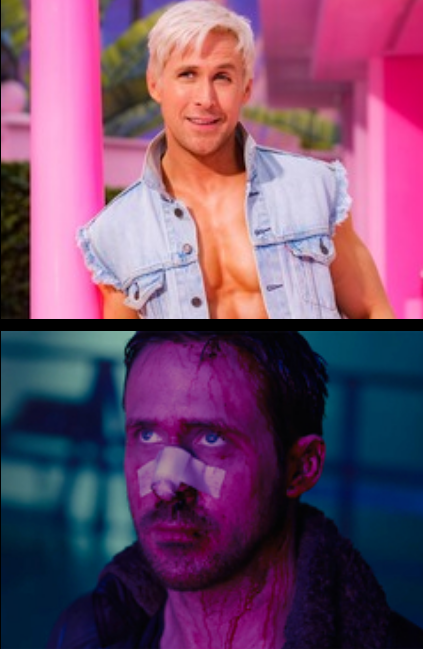 High Quality Ryan Gosling Happy and Sad Blank Meme Template