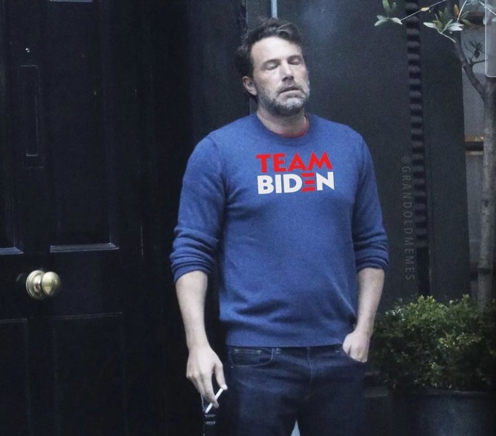 Team Biden Ben Affleck Blank Meme Template