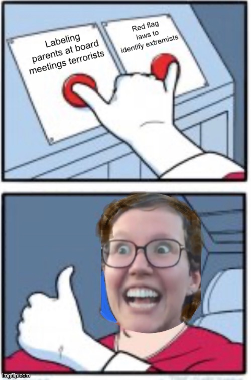 It’s a progressive win win | image tagged in two buttons,politics lol,memes | made w/ Imgflip meme maker
