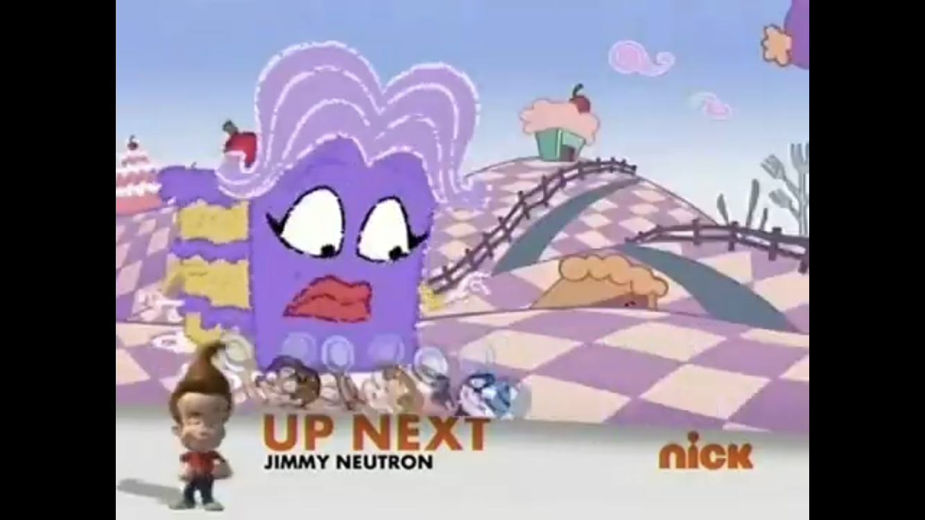 Jimmy Neutron Dancing Up Next Banner during ChalkZone Blank Meme Template