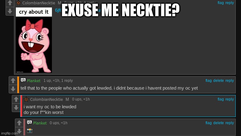 Is this allowed | EXUSE ME NECKTIE? | image tagged in huh,what,how | made w/ Imgflip meme maker