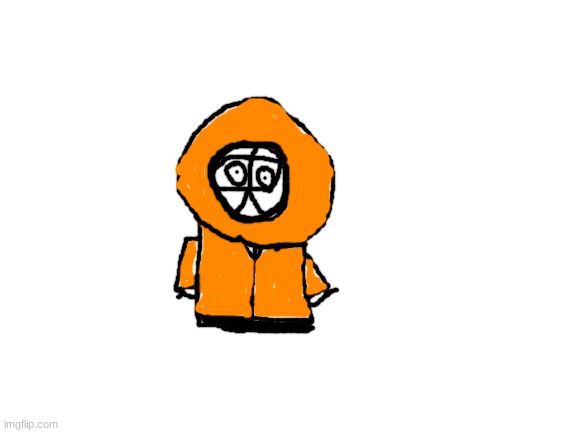 drawing kenny was a misake | image tagged in blank white template,south park,kenny,memes,funny | made w/ Imgflip meme maker
