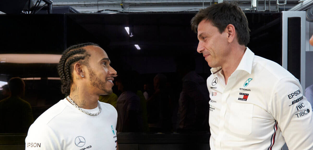 High Quality Toto Wolff and Lewis Hamilton Blank Meme Template