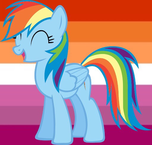High Quality Lesbian Rainbow Dash Blank Meme Template