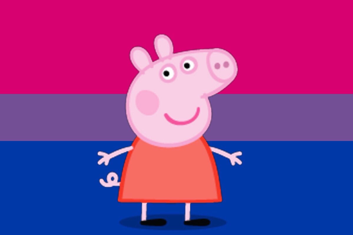 High Quality Peppa Pig Bisexual Blank Meme Template