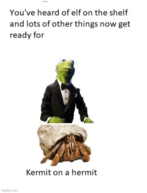 have you heard of Kermit on a hermit | image tagged in kermit the frog | made w/ Imgflip meme maker