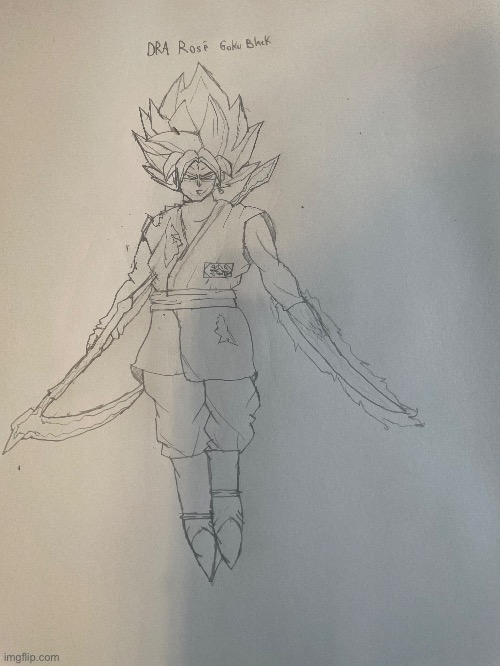 GOKU BLACK DRAWING