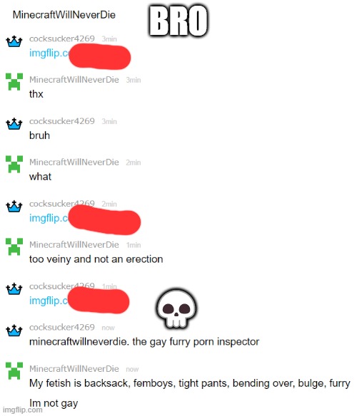 BRO; 💀 | made w/ Imgflip meme maker