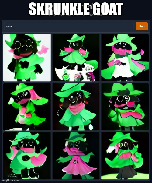 SKRUNKLE GOAT | made w/ Imgflip meme maker