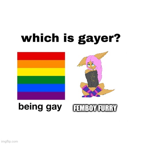 FEMBOY FURRY | made w/ Imgflip meme maker