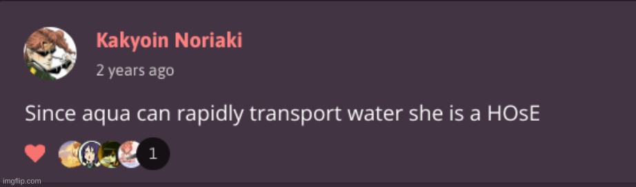 he's talking about aqua from konosuba btw | made w/ Imgflip meme maker