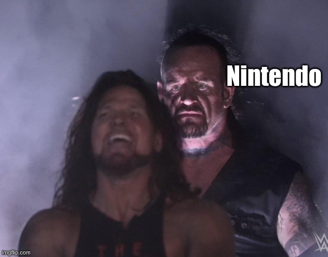 undertaker | Nintendo | image tagged in undertaker | made w/ Imgflip meme maker