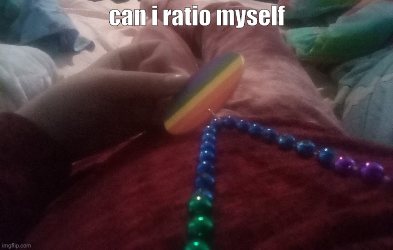 can i ratio myself | made w/ Imgflip meme maker