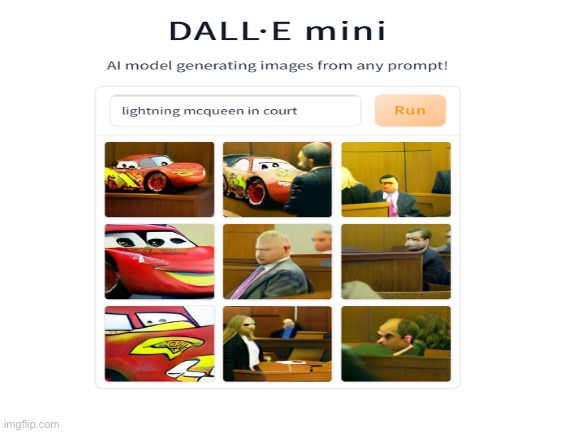 dall e mini | image tagged in cars,pixar,lightning mcqueen,random,oh wow are you actually reading these tags | made w/ Imgflip meme maker