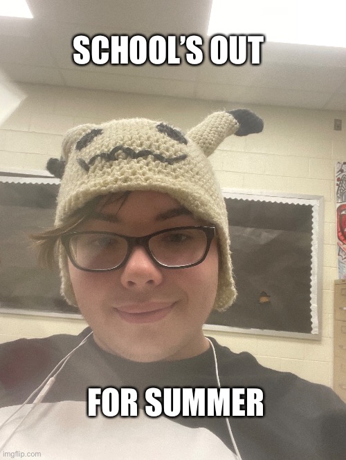 SCHOOL’S OUT; FOR SUMMER | image tagged in summer vacation | made w/ Imgflip meme maker