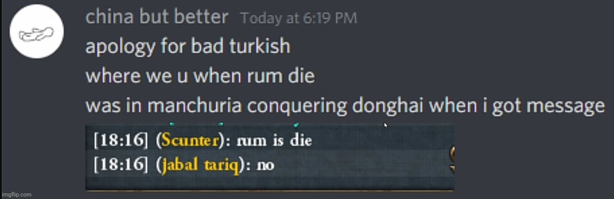 Rum is die,no | made w/ Imgflip meme maker