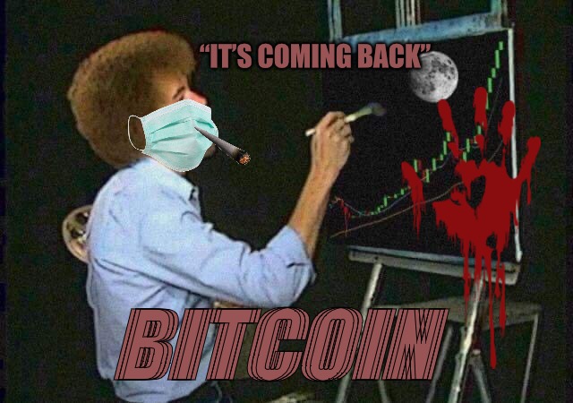 John Toss Shit Coin Investor | “IT’S COMING BACK”; BITCOIN | image tagged in bitcoin,cryptocurrency,crypto,bad memes,investing,cucks | made w/ Imgflip meme maker