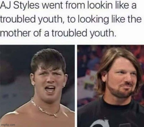 No offense to AJ Styles | made w/ Imgflip meme maker