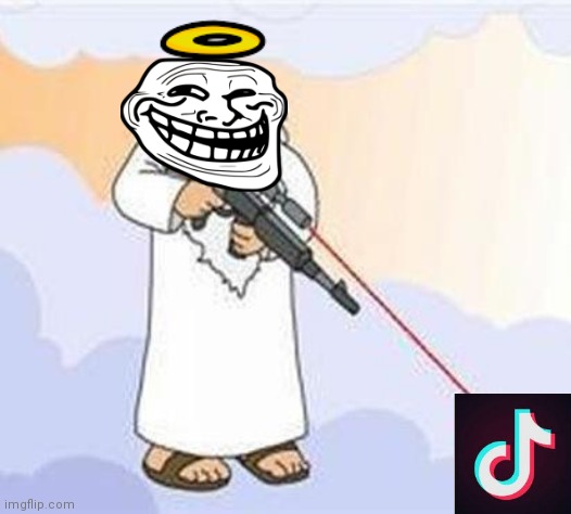 (　-_･) ︻デ═一 ▸ | image tagged in god sniper family guy,god sniper,god,sniper,family guy,tik tok | made w/ Imgflip meme maker