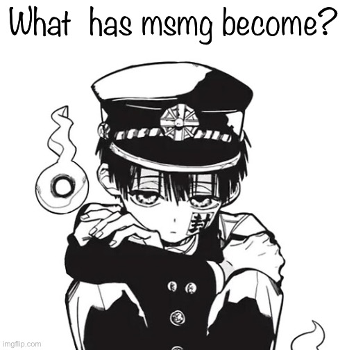 Hanako | What  has msmg become? | image tagged in hanako | made w/ Imgflip meme maker