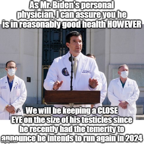 He does have one helluva set on him | image tagged in keep waiting for him to be right about one single thing | made w/ Imgflip meme maker