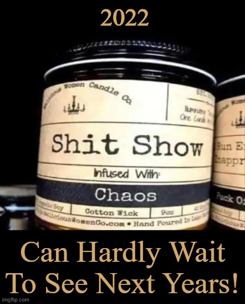 Hmm | 2022; Can Hardly Wait To See Next Years! | image tagged in fun,candle,good luck,life is hard,chaos,you don't say | made w/ Imgflip meme maker