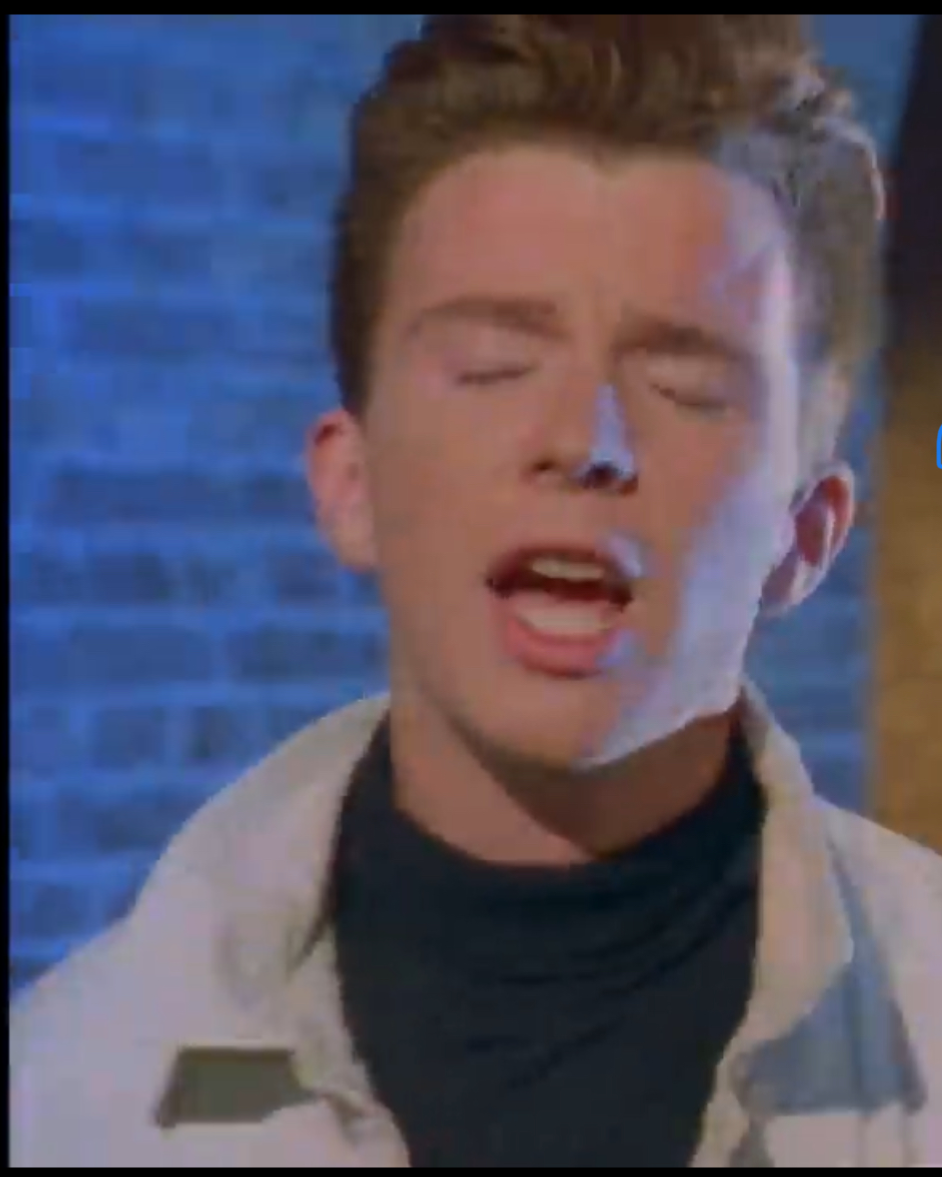 High Quality Rick Astley Blank Meme Template