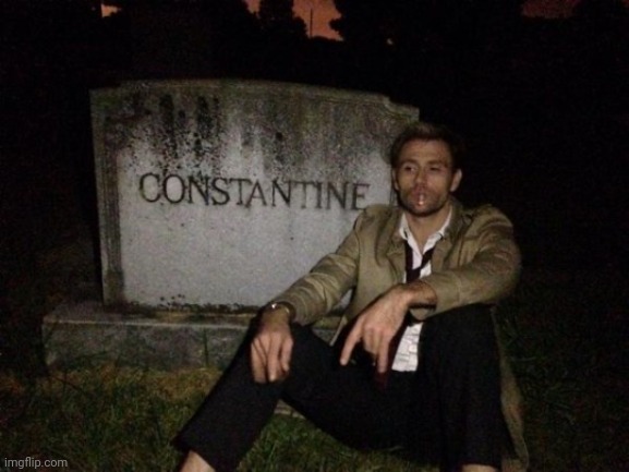 Depressed Constantine (Matt Ryan) | image tagged in depressed constantine matt ryan | made w/ Imgflip meme maker