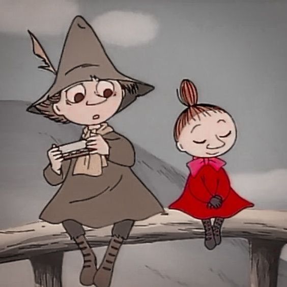 little my and snufkin Blank Template - Imgflip