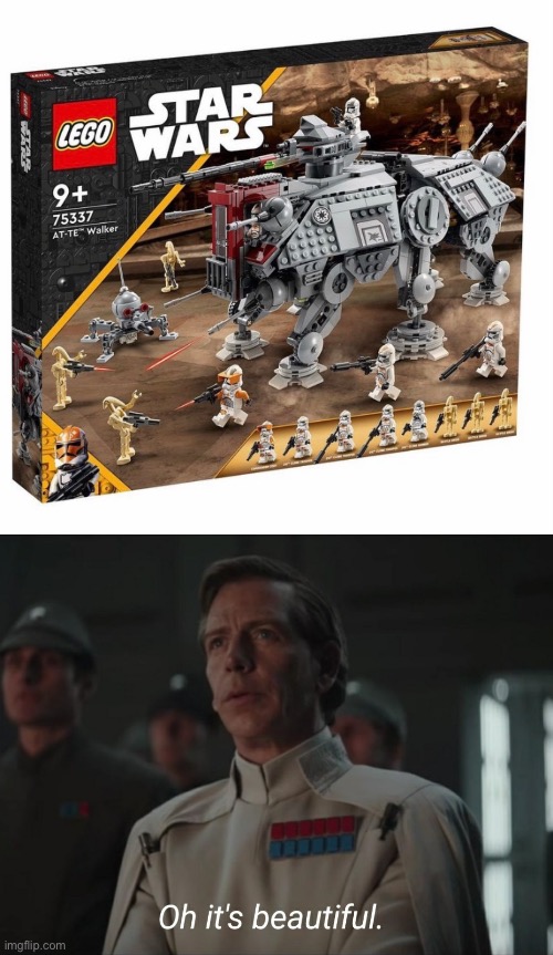 We won Mr Stark | image tagged in oh it's beautiful,star wars,star wars prequels,lego,rogue one | made w/ Imgflip meme maker