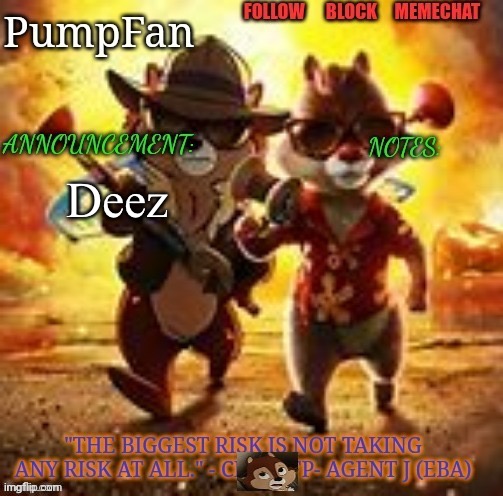 Rescue Rangers announcement template ty Hanz | Deez | image tagged in rescue rangers announcement template ty hanz | made w/ Imgflip meme maker