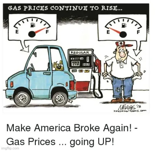 Broken | image tagged in gas,high prices,expensive | made w/ Imgflip meme maker