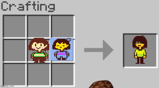 Does this make sense? | image tagged in synthesis,kris,chara,undertale,deltarune | made w/ Imgflip meme maker