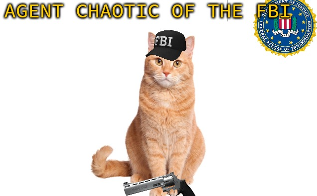 High Quality Chaotic Fbi Blank Meme Template