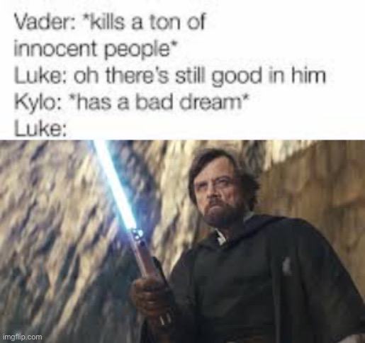 Haha funny luke | made w/ Imgflip meme maker