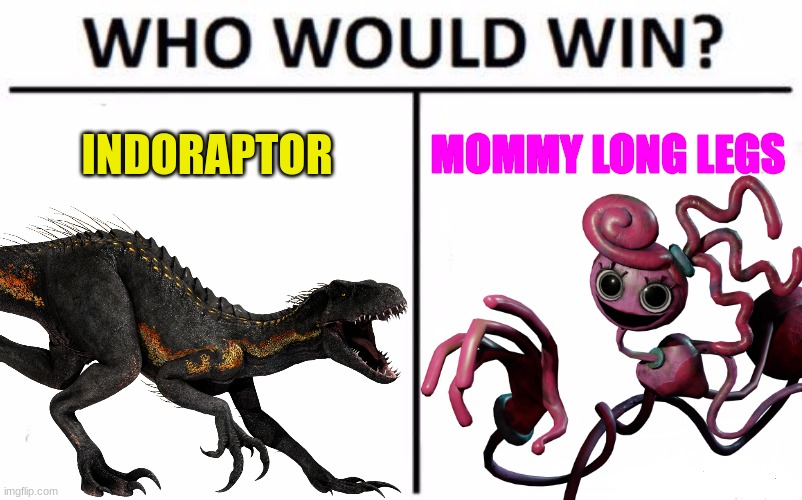 INDORAPTOR; MOMMY LONG LEGS meme - Piñata Farms - The best meme