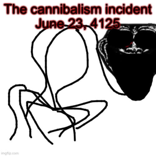 The cannibalism incident
June 23, 4125 | made w/ Imgflip meme maker