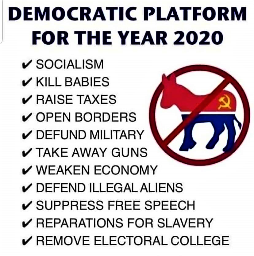 2020 Democrats agenda Blank Meme Template