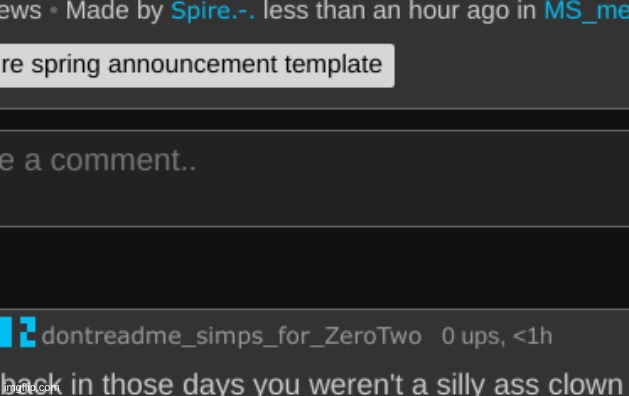 sprite was talking about how msmg was kind etc | made w/ Imgflip meme maker