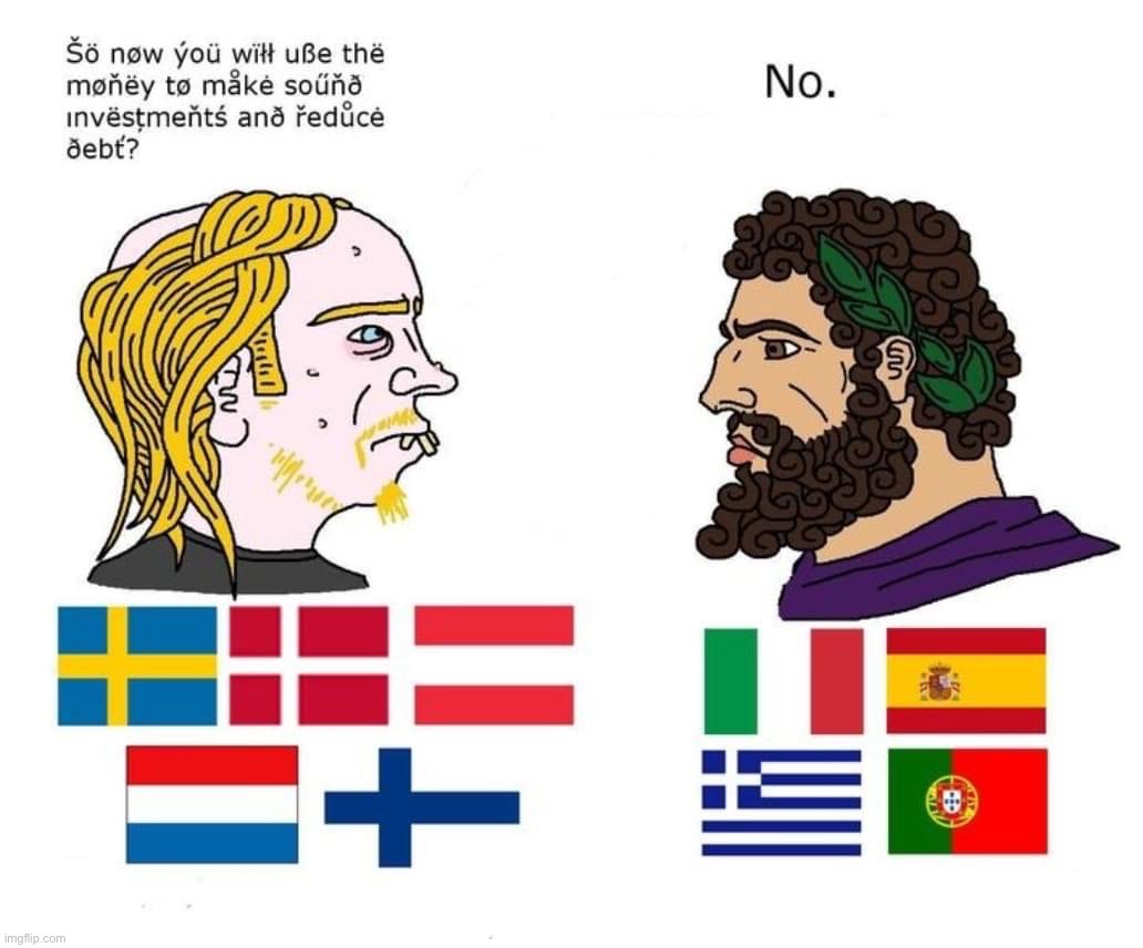 EU austerity | image tagged in eu austerity | made w/ Imgflip meme maker