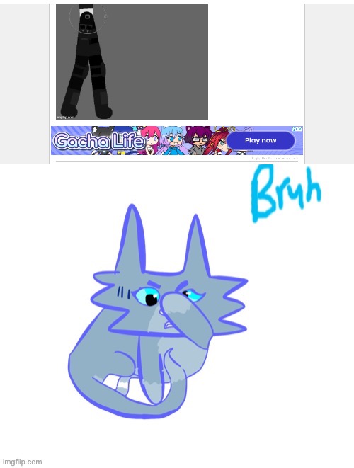 This was in AAA stream | image tagged in bluestar bruh | made w/ Imgflip meme maker