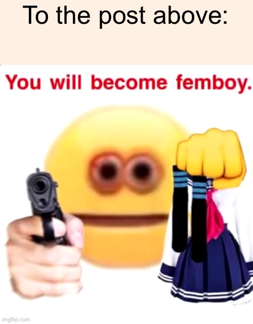 DONT POST, UNO REVERSE CARDS DONT WORK | To the post above: | image tagged in post above | made w/ Imgflip meme maker