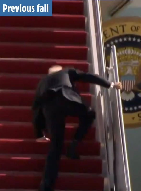 High Quality Biden fall af1 Blank Meme Template