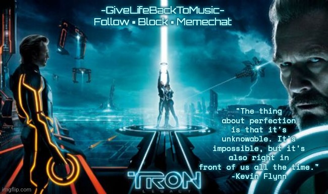 High Quality GiveLifeBackToMusic's TRON: Legacy temp Blank Meme Template