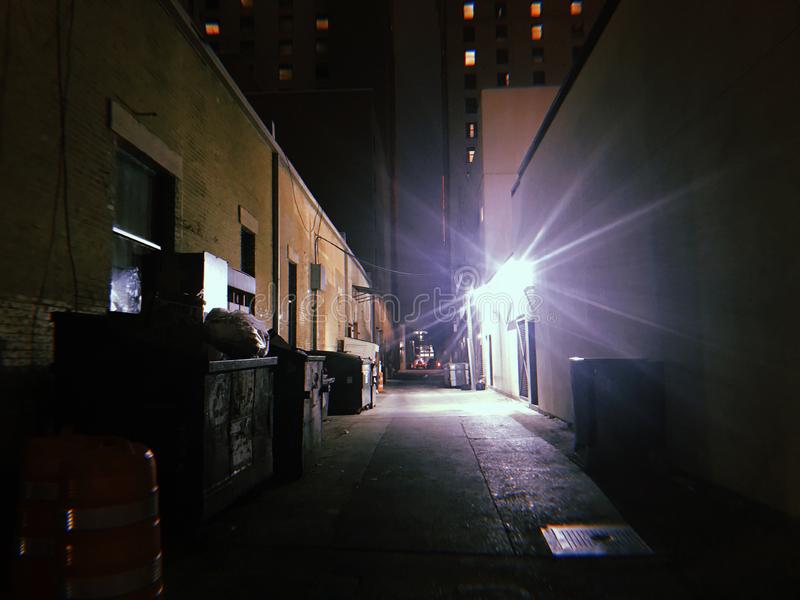 Alleyway at night Blank Meme Template