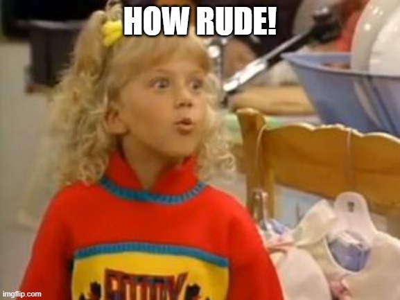 How Rude | HOW RUDE! | image tagged in how rude | made w/ Imgflip meme maker