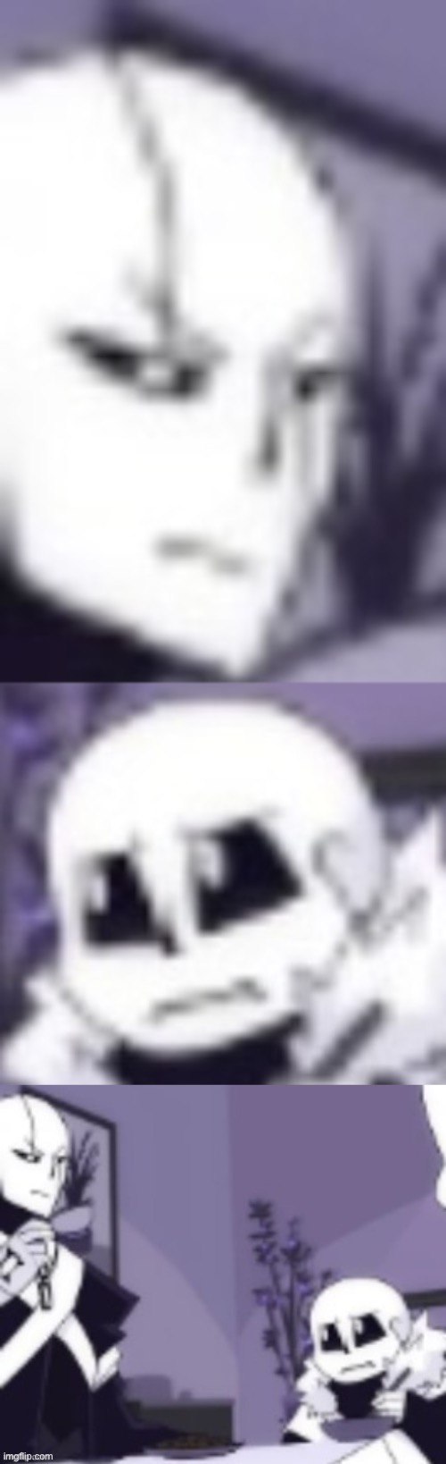 cross and x gaster looking at eachother | image tagged in cross and x gaster looking at eachother | made w/ Imgflip meme maker